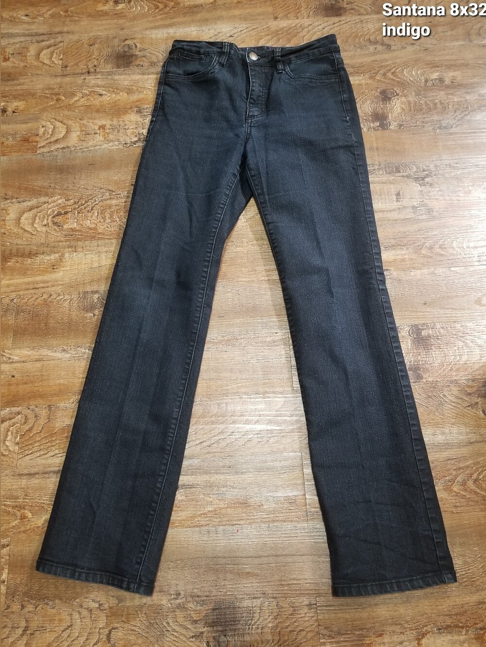 Santana Indigo Straight-Leg Jeans 8x32 Denim